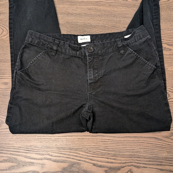 RVCA Black Skinny Jeans Size 28 - Picture 2 of 5